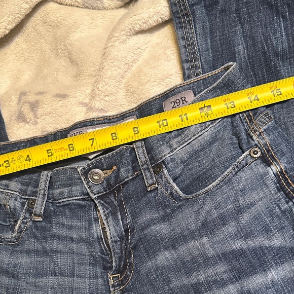 BKE Men's Dark Blue Bootcut Jeans - Picture 6 of 10